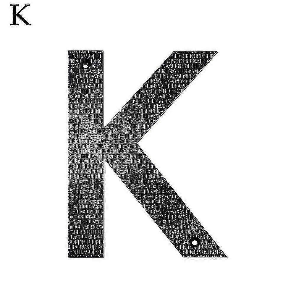 huisnummers 1-9 26 letters in roestvrij staal