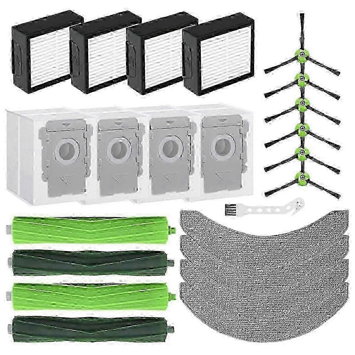 For Combo J9+ & Combo J7+/Plus Robot Vacuum Cleaner Parts Main Side Brushes Filters Mop Pads Dust B miao4