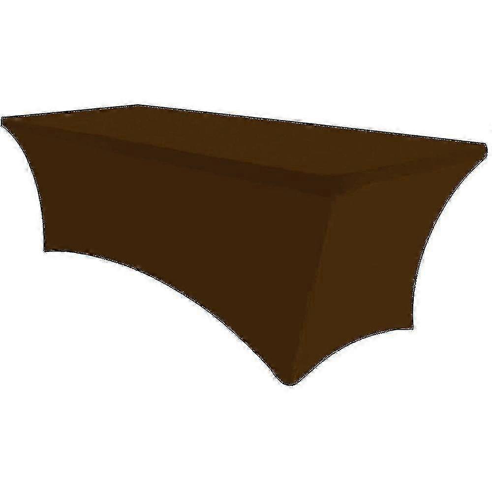 2025 2 Pack Spandex Fitted Stretch Tablecloth Rectangular Training Stretch Table Cover For Banquet