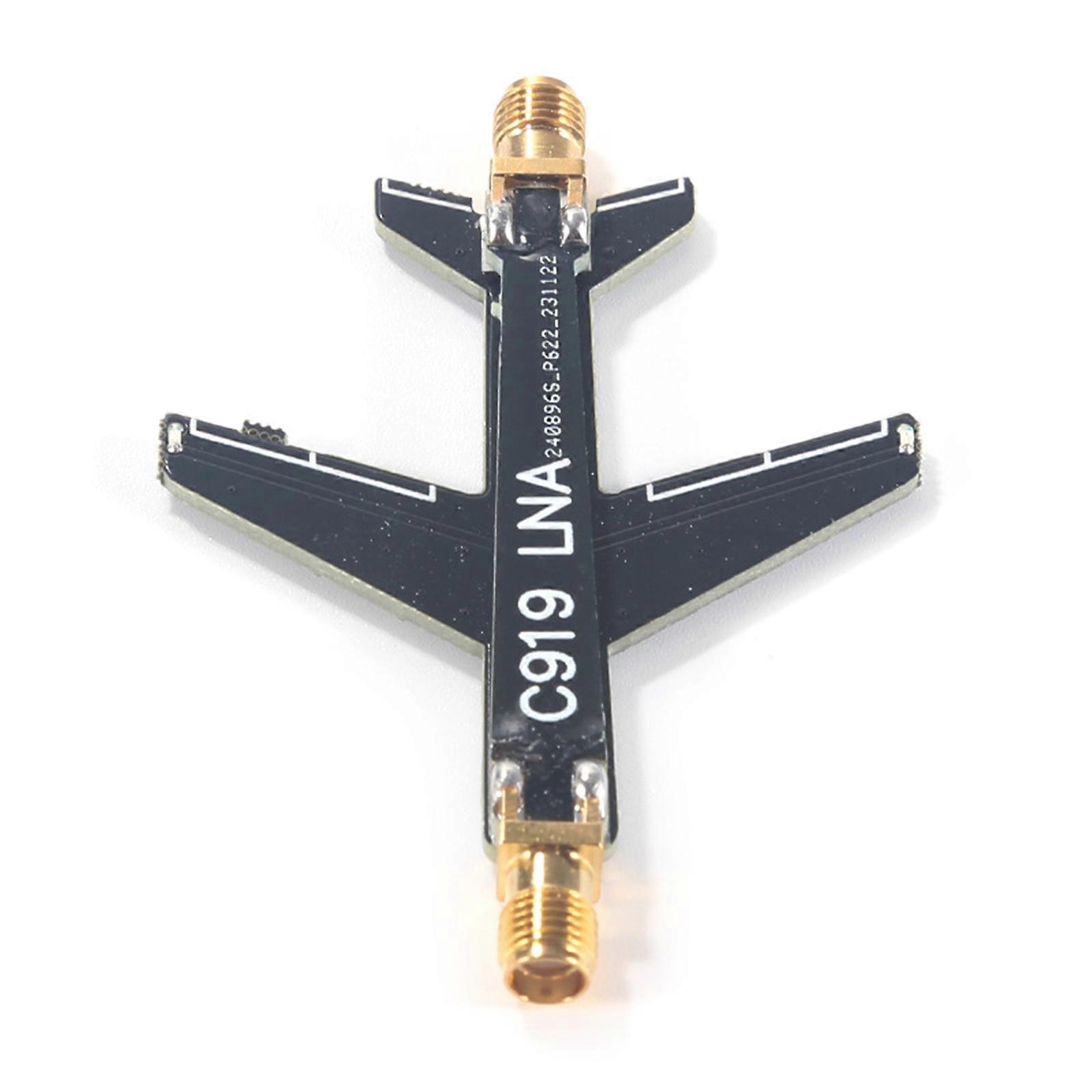 Low Noise Broadband Module Board C919 for Improved Amateur Radio Reception 10KHz-6GHz 3-5V Power 25dB Multicolor