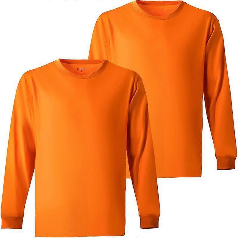 Pack High Visibility Long Sleeve Construction Work Shirts