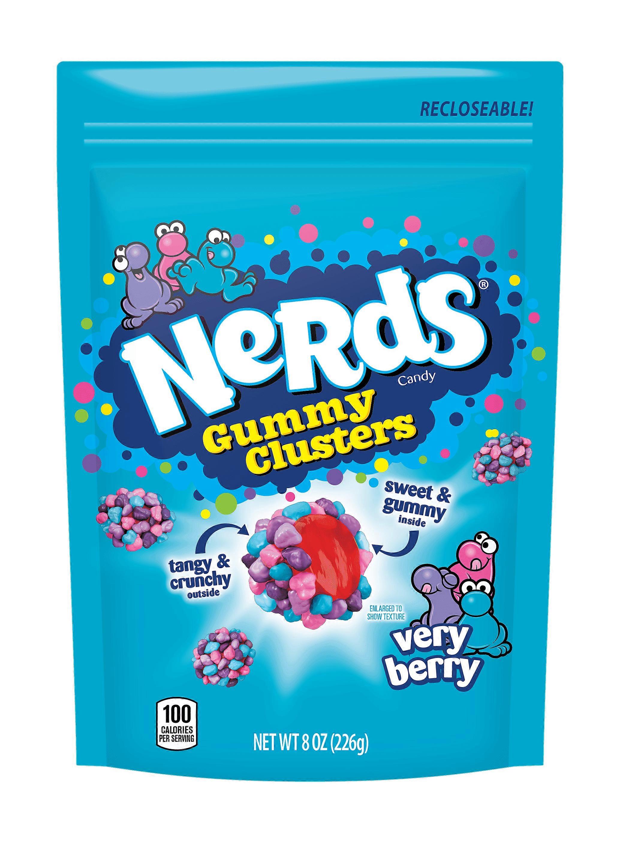 Nerds Gummy Clusters, توت جدا، 8 أونصة