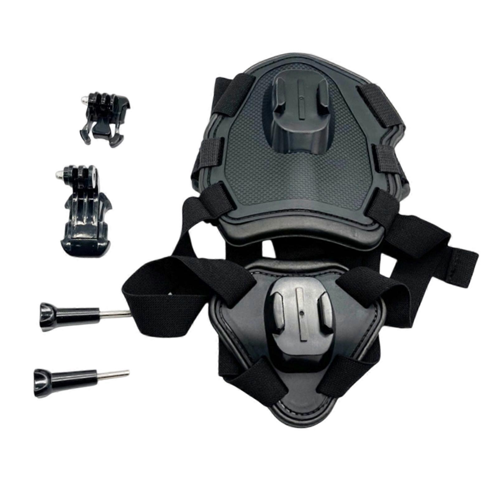 Rotatable Dog Action Camera Harness Strap Waterproof Chest Belt Ergonomic Design For Small Medium Dogs Running Jumping Multicolor