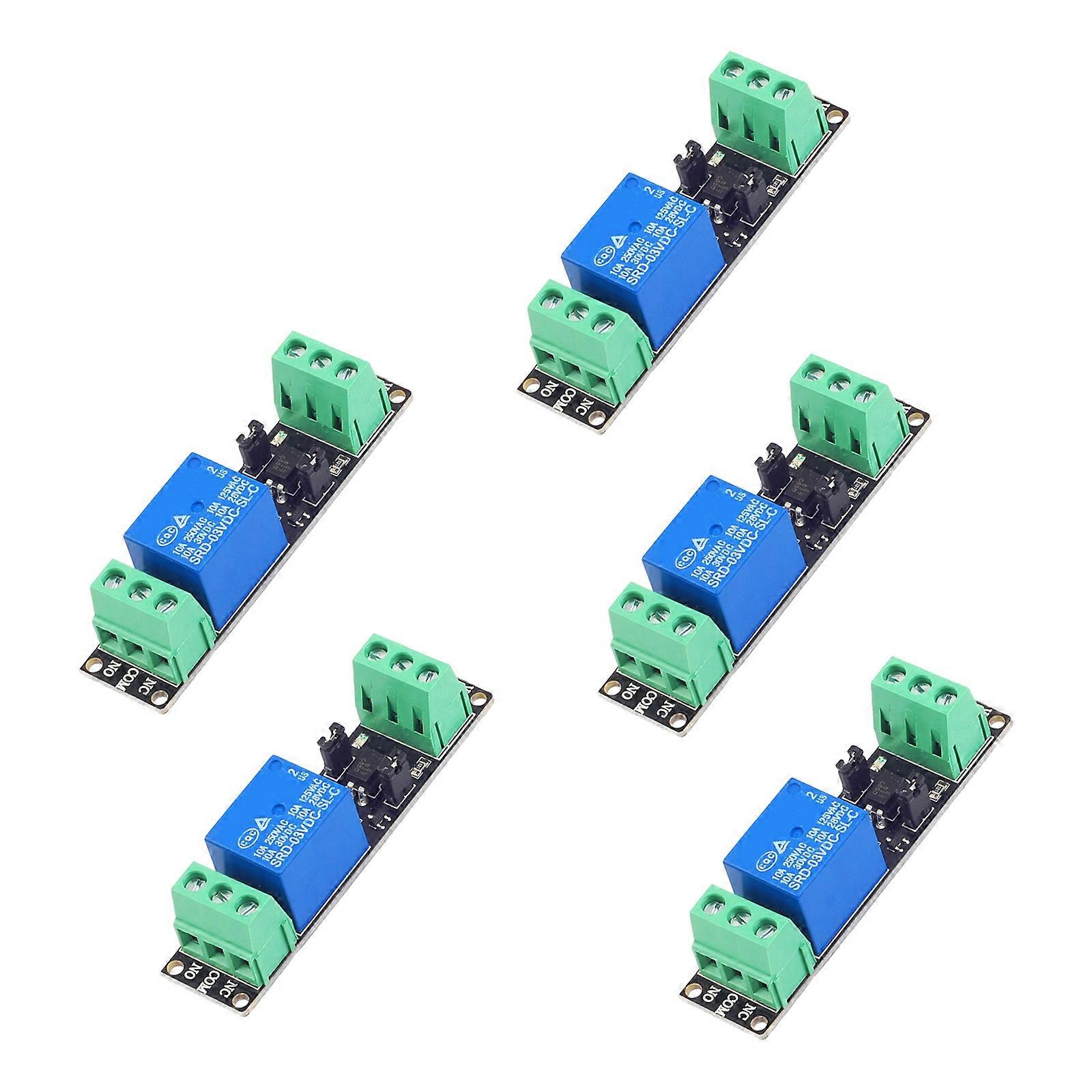Single Channel 3V Relays Control Module With Isolated Driver For Electronic Projects Multicolor