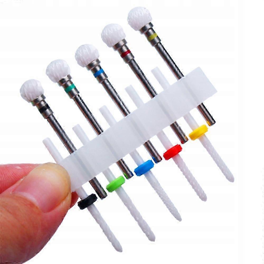 10pc Ceramic Cutters Nail Drill Bit Set