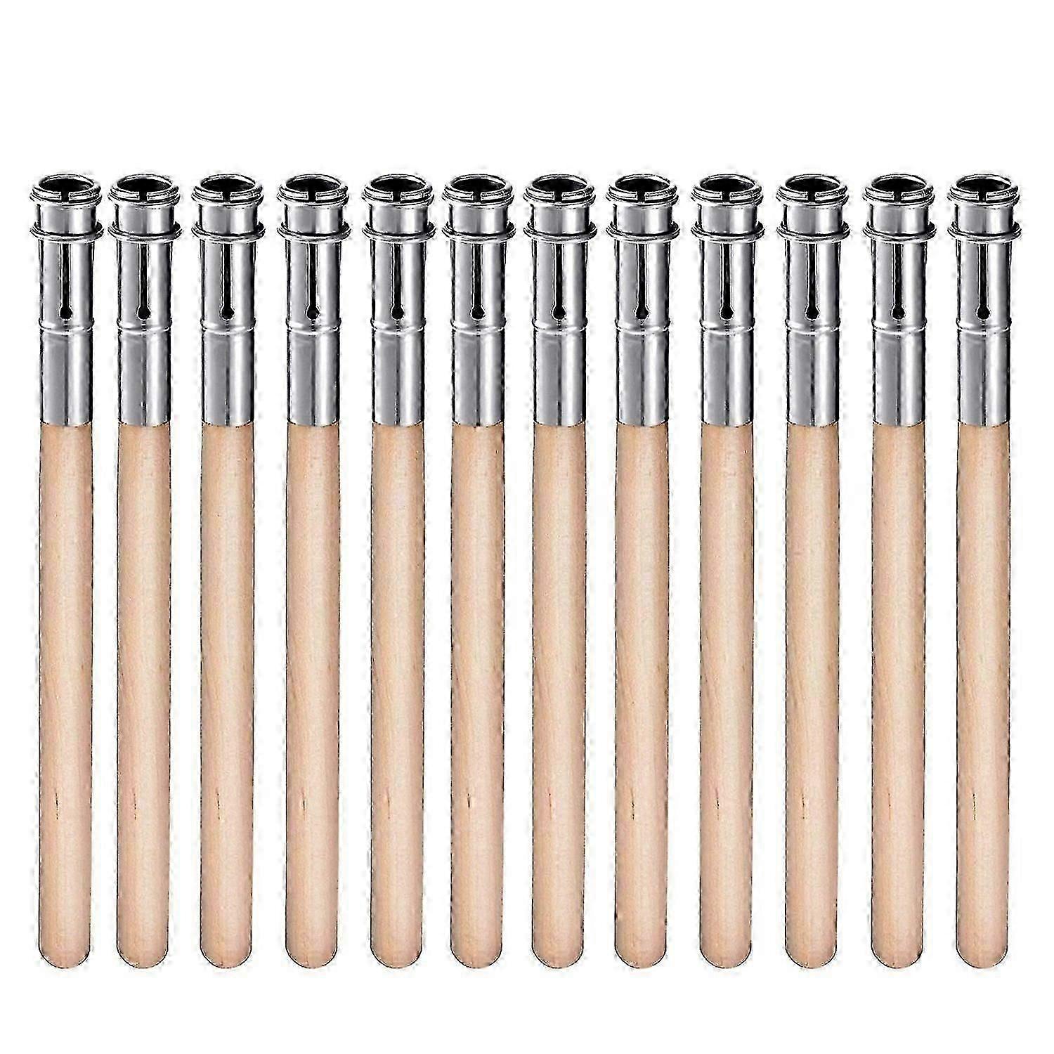 12 قطعة خشبية قلم رصاص موسعات الفن قلم رصاص مطولر قلم تلوين التمديد مع مقبض الألومنيوم ل S