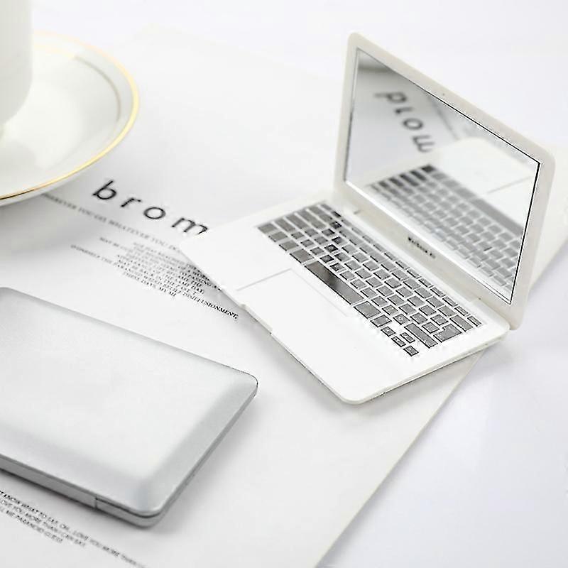 Portable Creative Mirror Mini Makeup Mirror Notebook Macbook Computer Mirror
