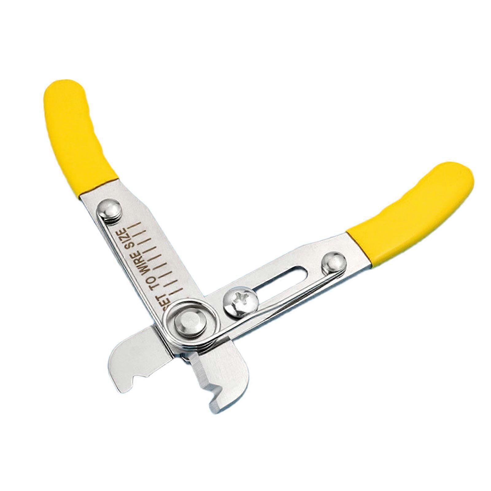 Professional Cable Stripping Tool With Cutting Function Stainless Steel Construction 0.5-4.0mm Cable Stripper Multicolor