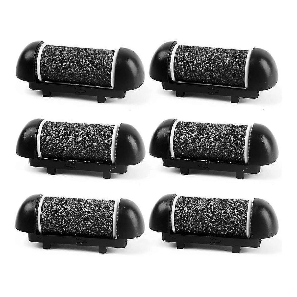 6 PCS Replacement Roller Head for Electric Callus Remover hwy