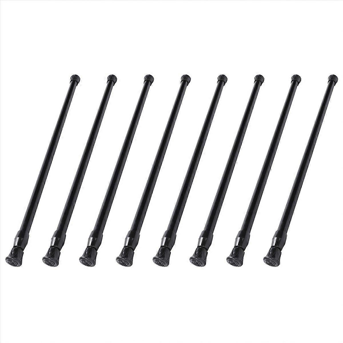 8X Spring Extendable Loaded Curtain Rail Pole Telescopic Bath Window Tension Rod,40-70Cm