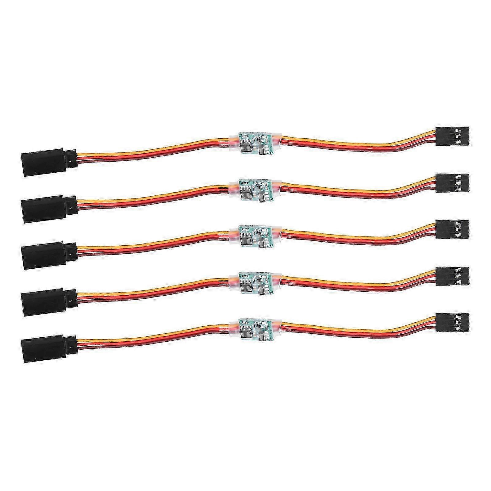 5Pcs Servo Signal Reverser Steering Gear Rotation Inverter for RC Aircraft 3.6V?24V 5A