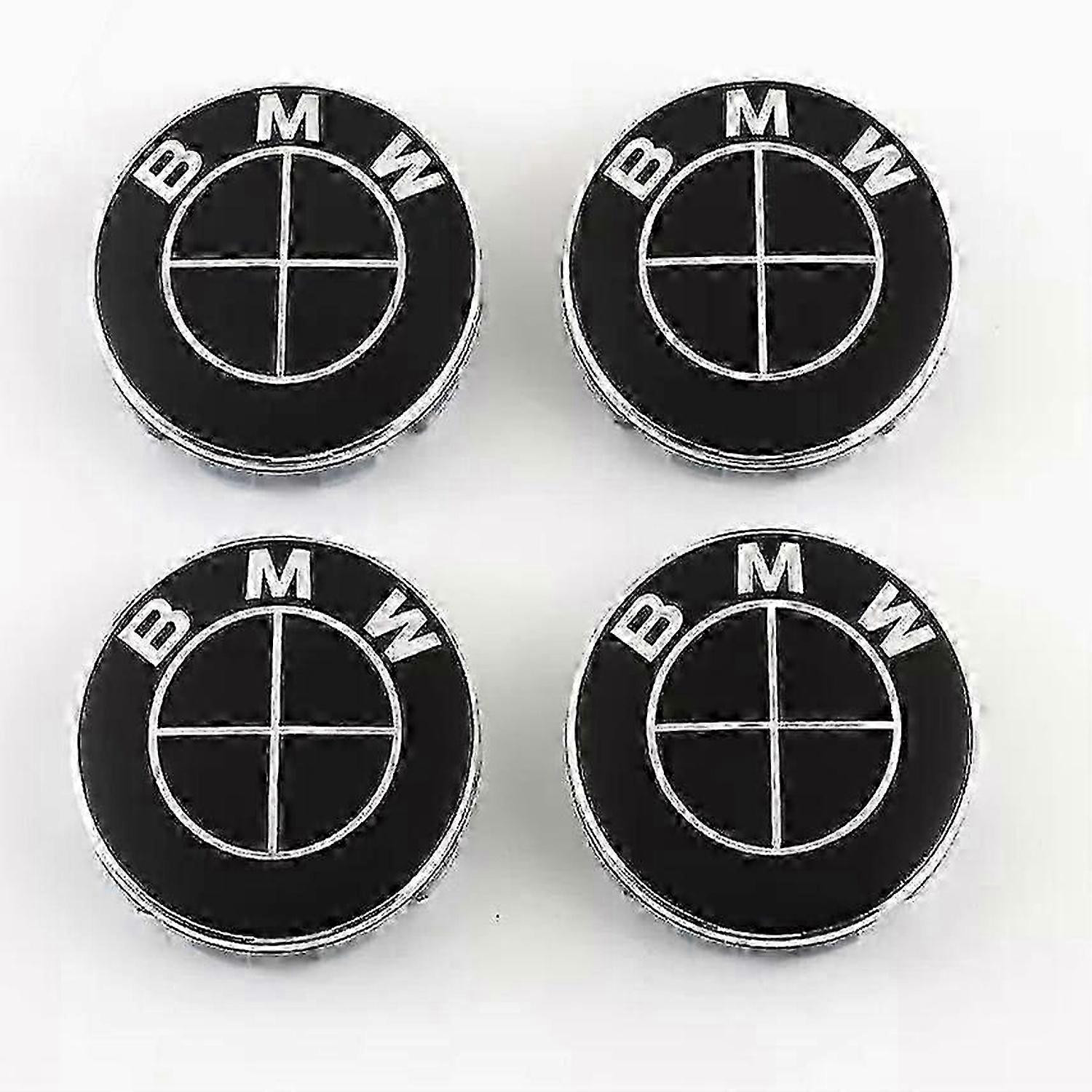 B04- Confezione da 4 Copri Centrali 68mm Bmw Argento Taglia Unica