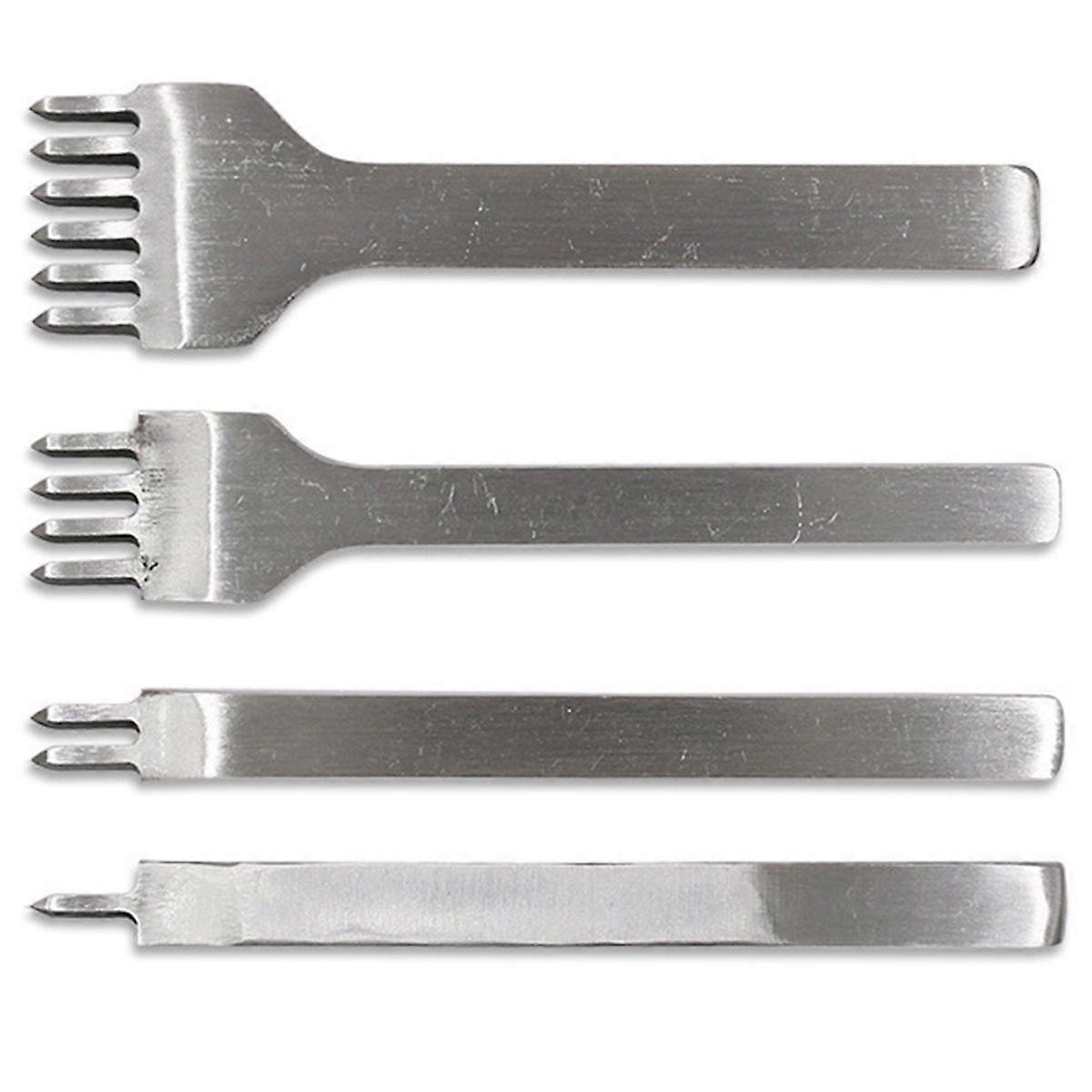 Leather Hole Punching Perforated Round Stitching Cut Leather Punch Tools Head Replaceable DIY Leathe