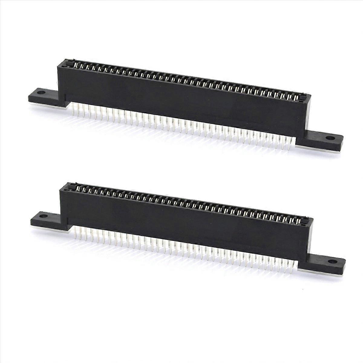2X 72 Pin Connector Adapter Replacement 72Pins 72 Pin Card Slot for Entertainment System for Clone C
