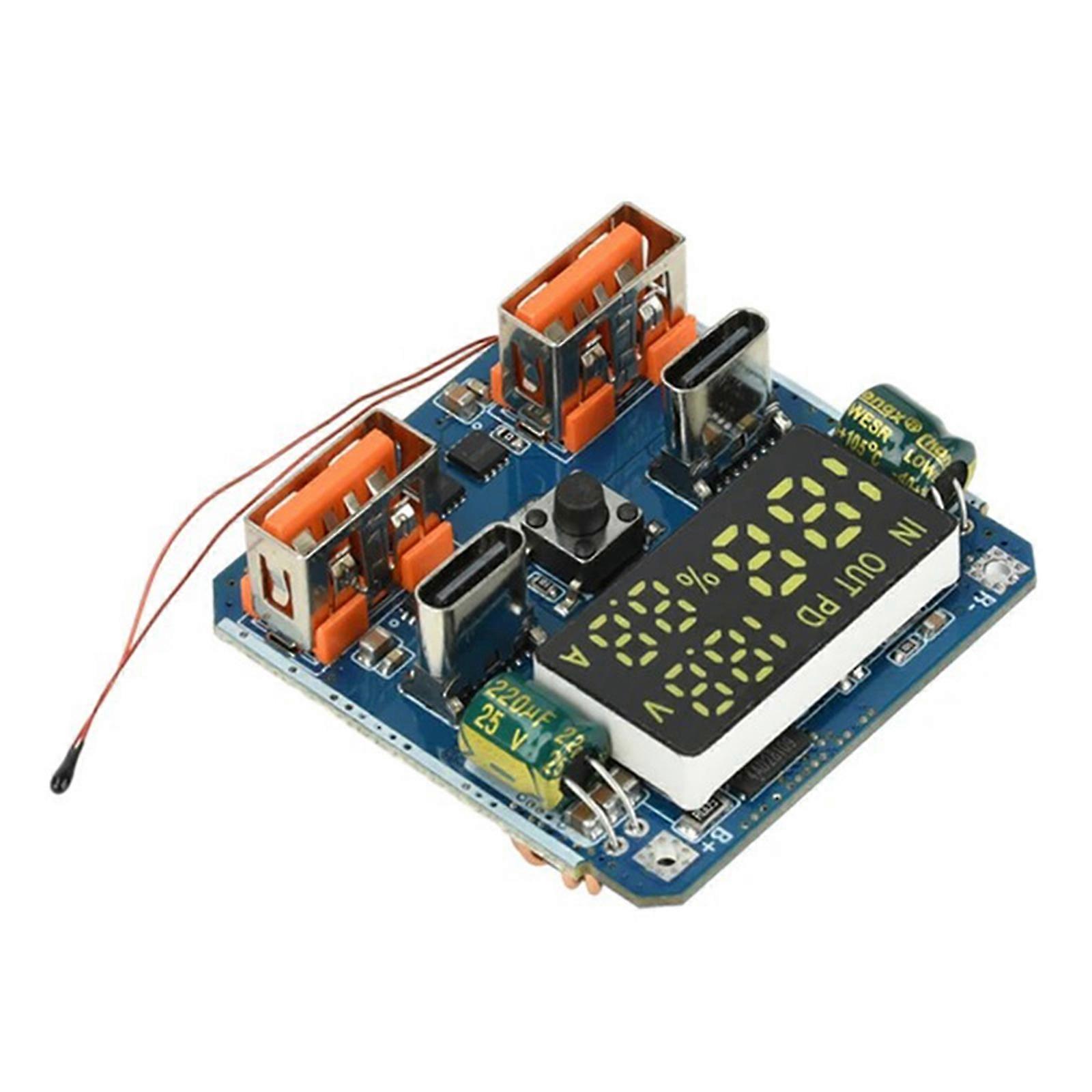 Battery Charging Module Featuring 100W Fast Charging Bidirectional Function 20V 5A Battery Protective Board Multicolor