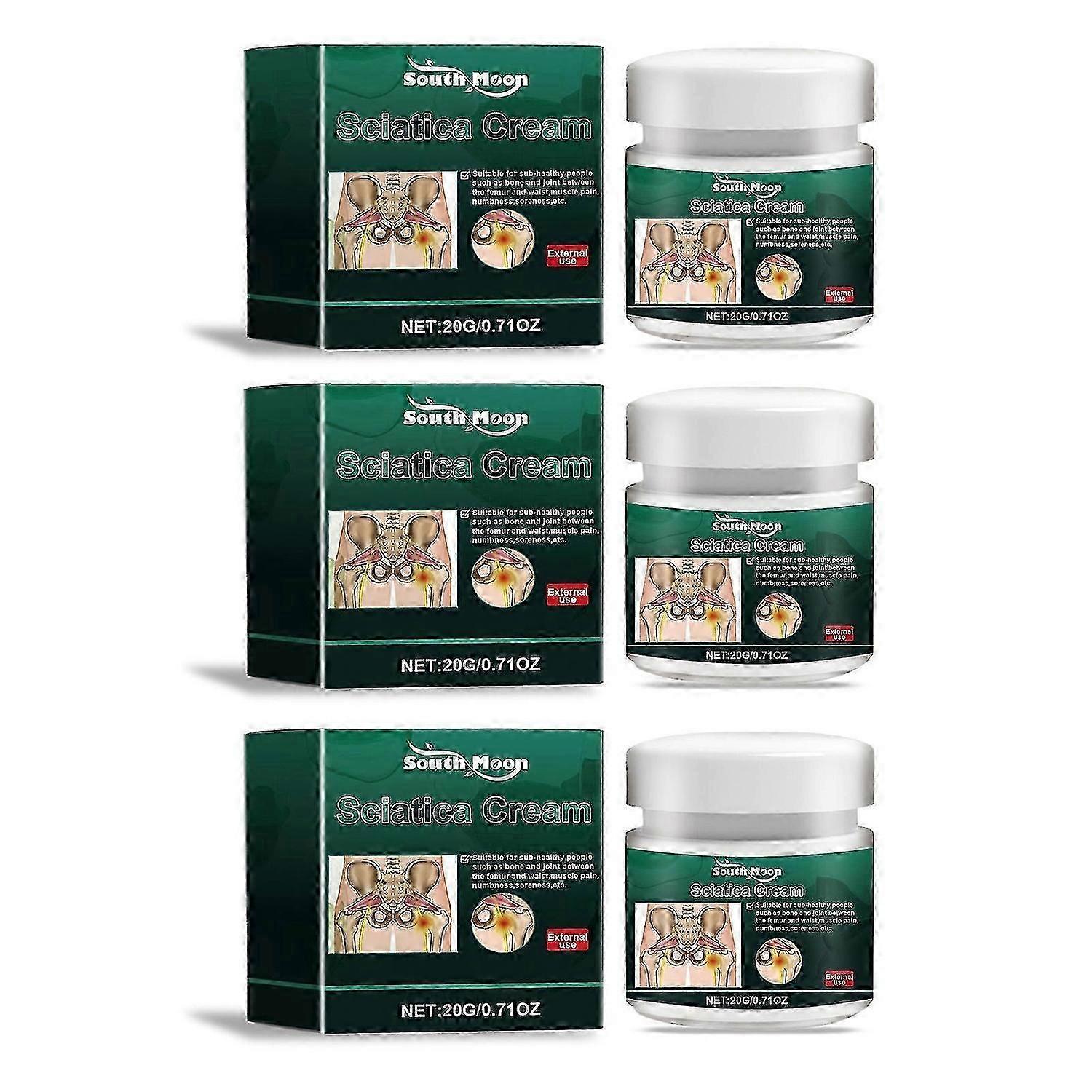 1-3x Ischias Crème Ischias Pijnstillende Crème Kruiden Rug Been Pijnbehandelingen Crème voor Spierpijn