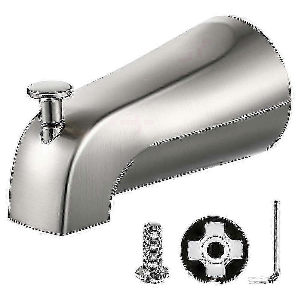 w Convenient Sliding Bath Spout Bathtub Faucet with Diverter Universal Fit Adjustable Water Flow and Temperature CBM