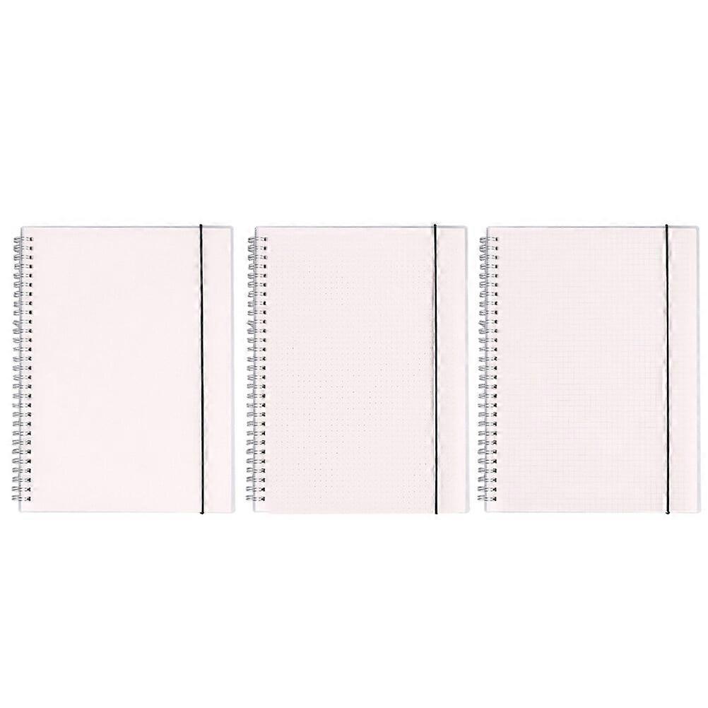 3 Pcs Notebooks Coil Notebook Side-spiral Notebook Notepads for Work Travel Diary Travel Student