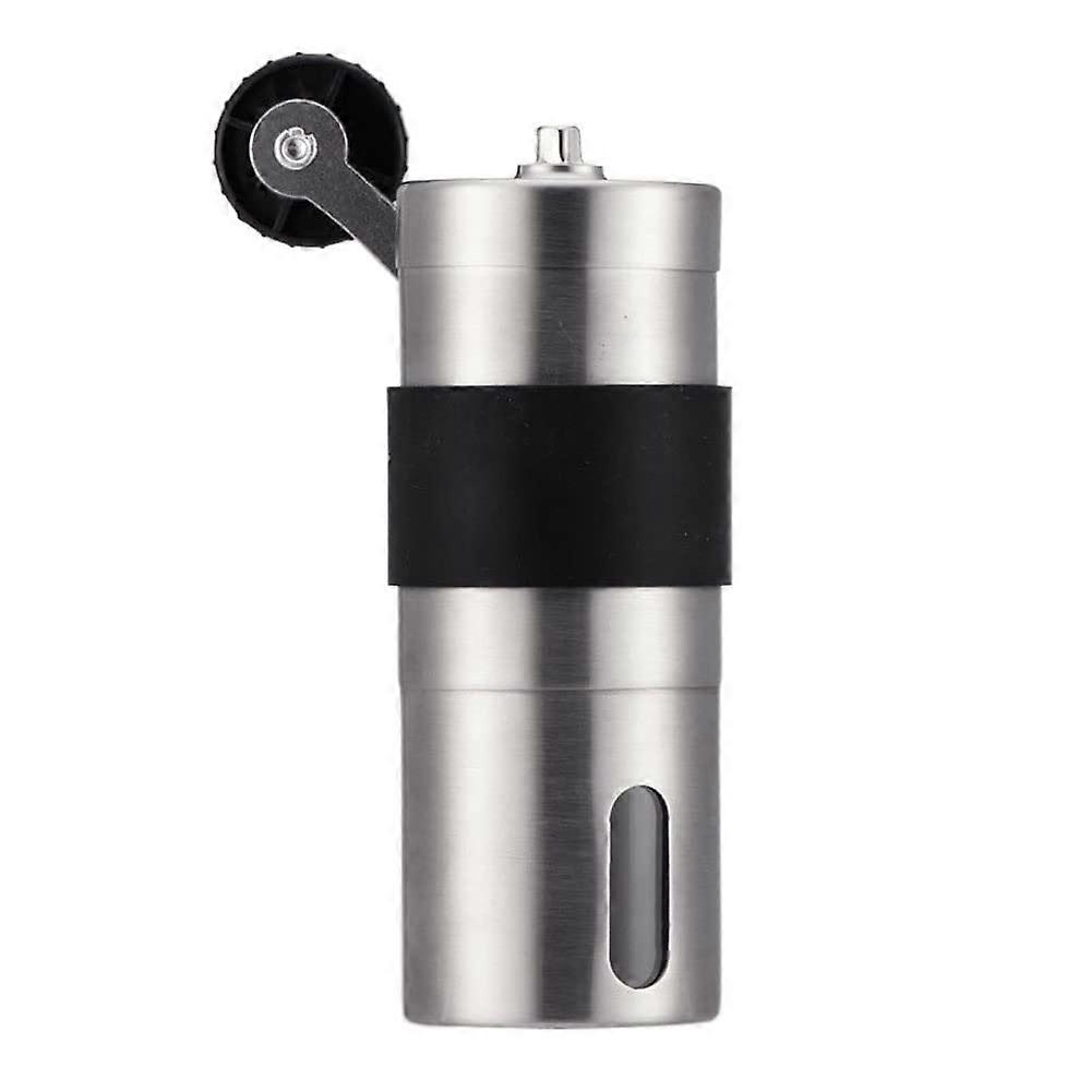 Manual Coffee Grinder with Adjustable Settings, Stainless Steel Conical Burr, Portable Hand Crank for Travel and Home Use