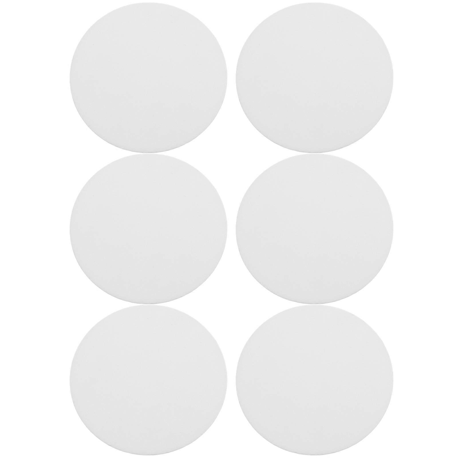 Acrylic LED Light Bulb Diffuser for Lampshade with Effective Light Diffusion and Flat Design White 6 Pieces