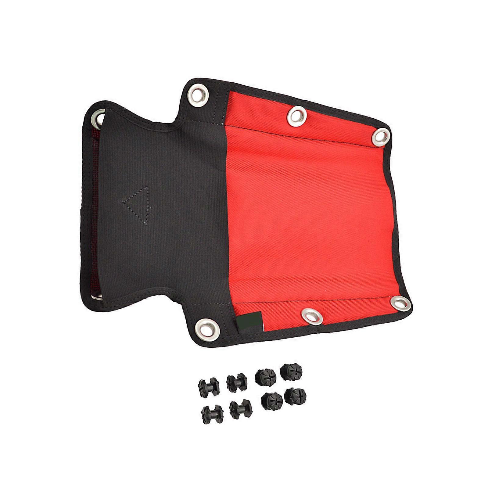 Technical Scubas Diving Backplate Pad Nylons for Enhances Comfort and Support in Technical Diving Harness Equipment  Red