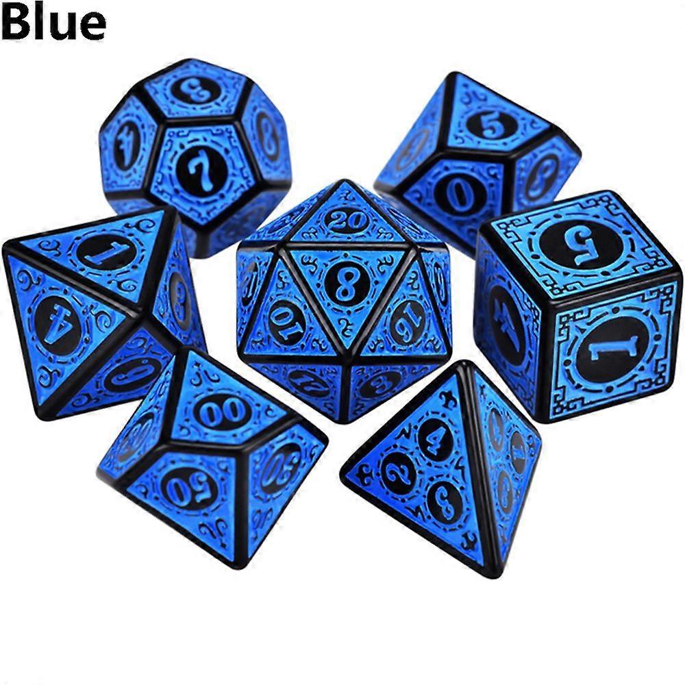 35Pcs 5Color Polyhedral Dice Set For TRPG DND Game Accessory D4 D6 D8 D10 D12 D20 For Board Card Game Math Games