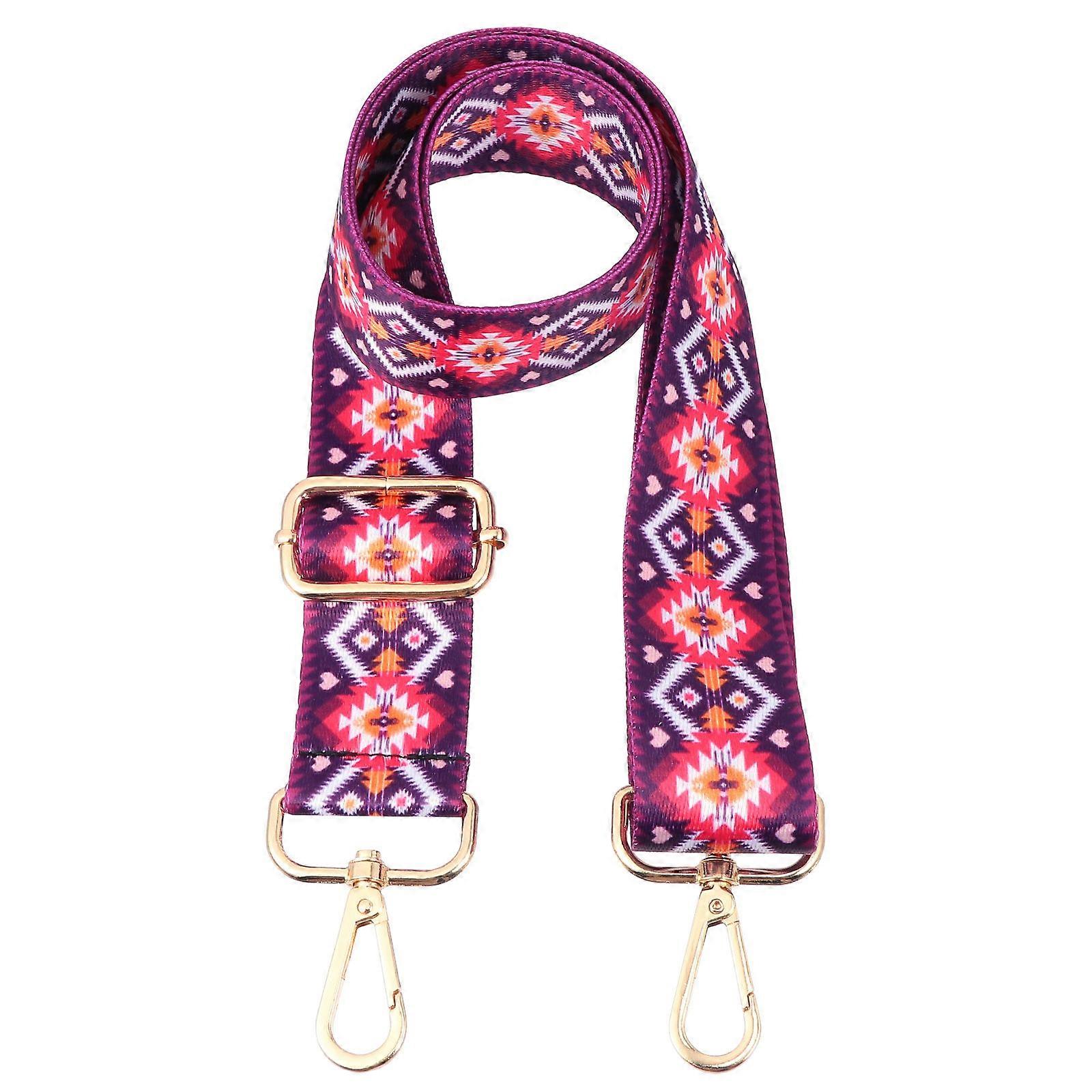 Ethnic Style Bag Strap Bag Shoulder Strap Replacement 3Pcs Set