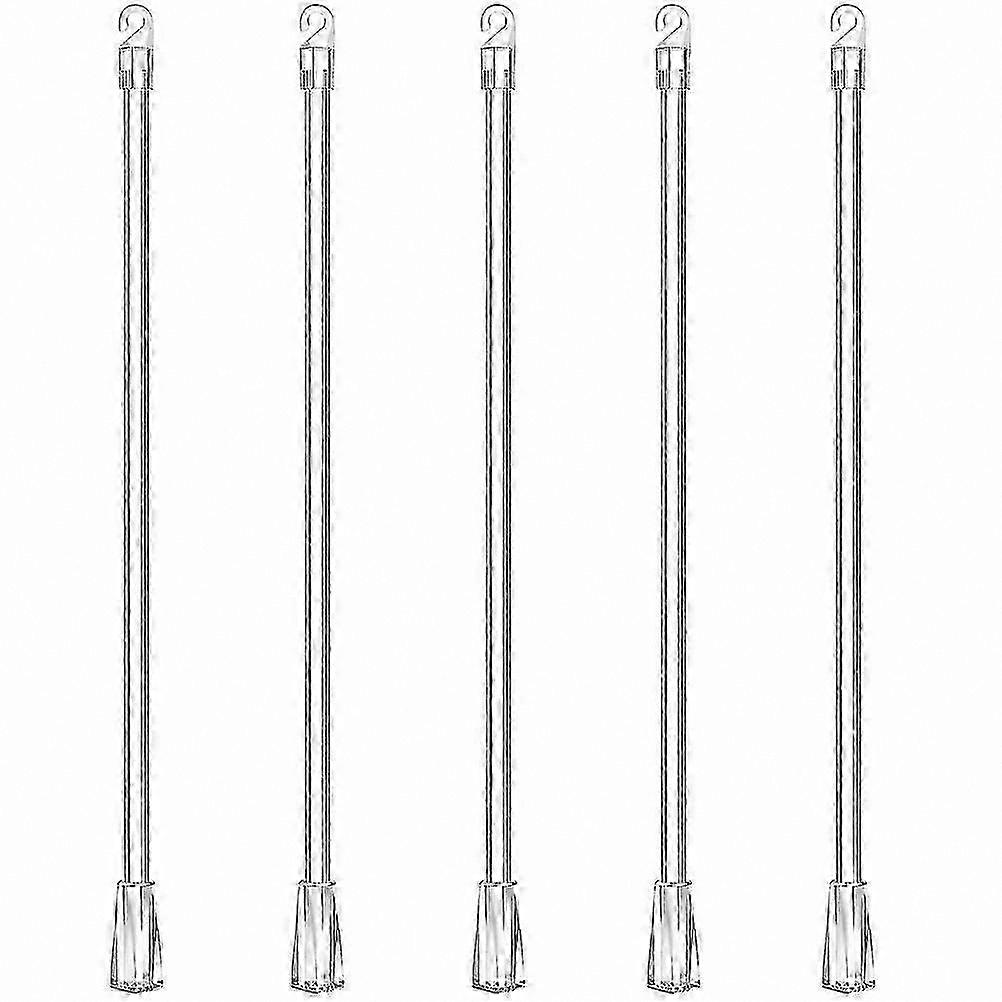 5pcs Vertical Blind Replacement Wands with Tail Hooks