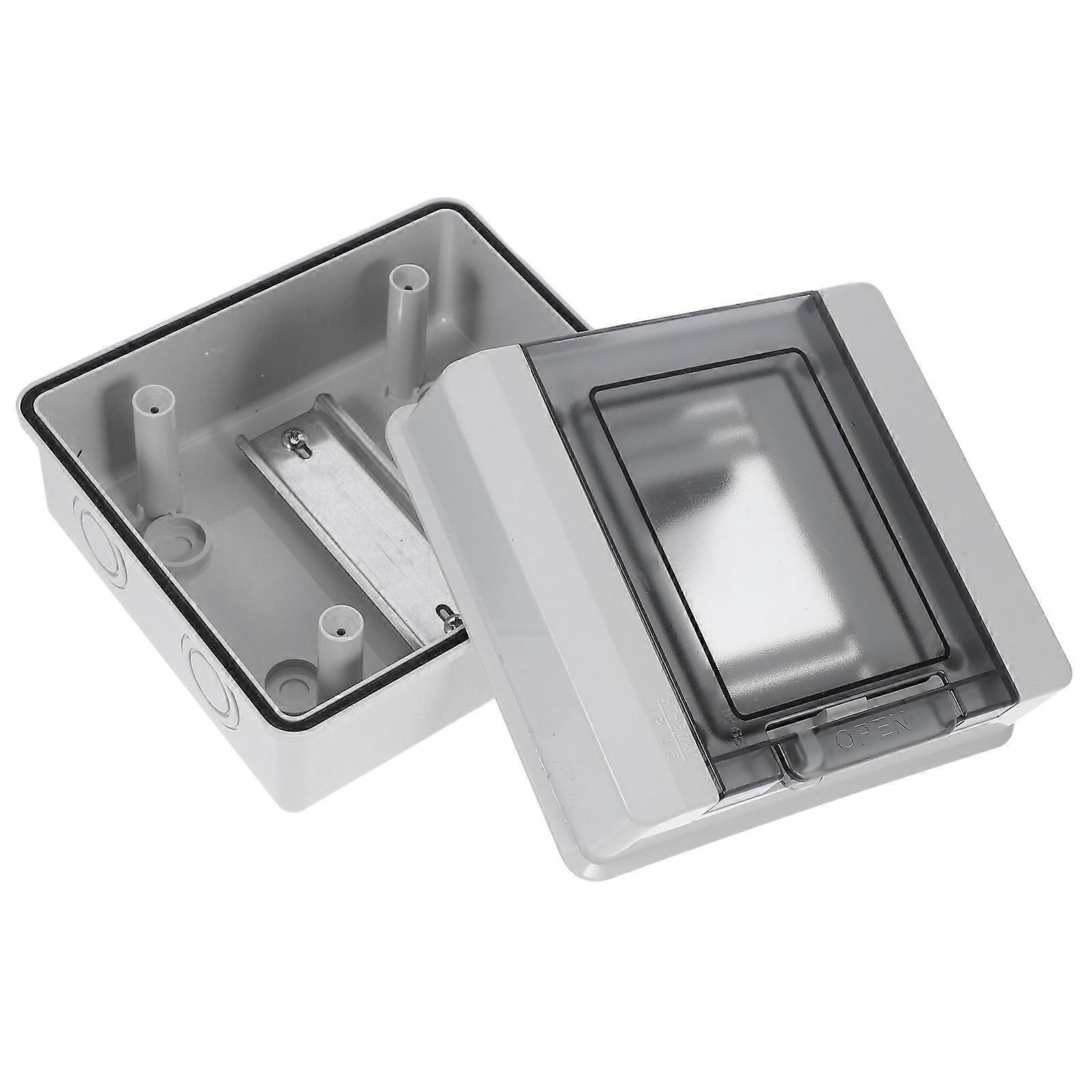 Waterproof Electrical Box for Power Distribution 1Set with Transparent Cover