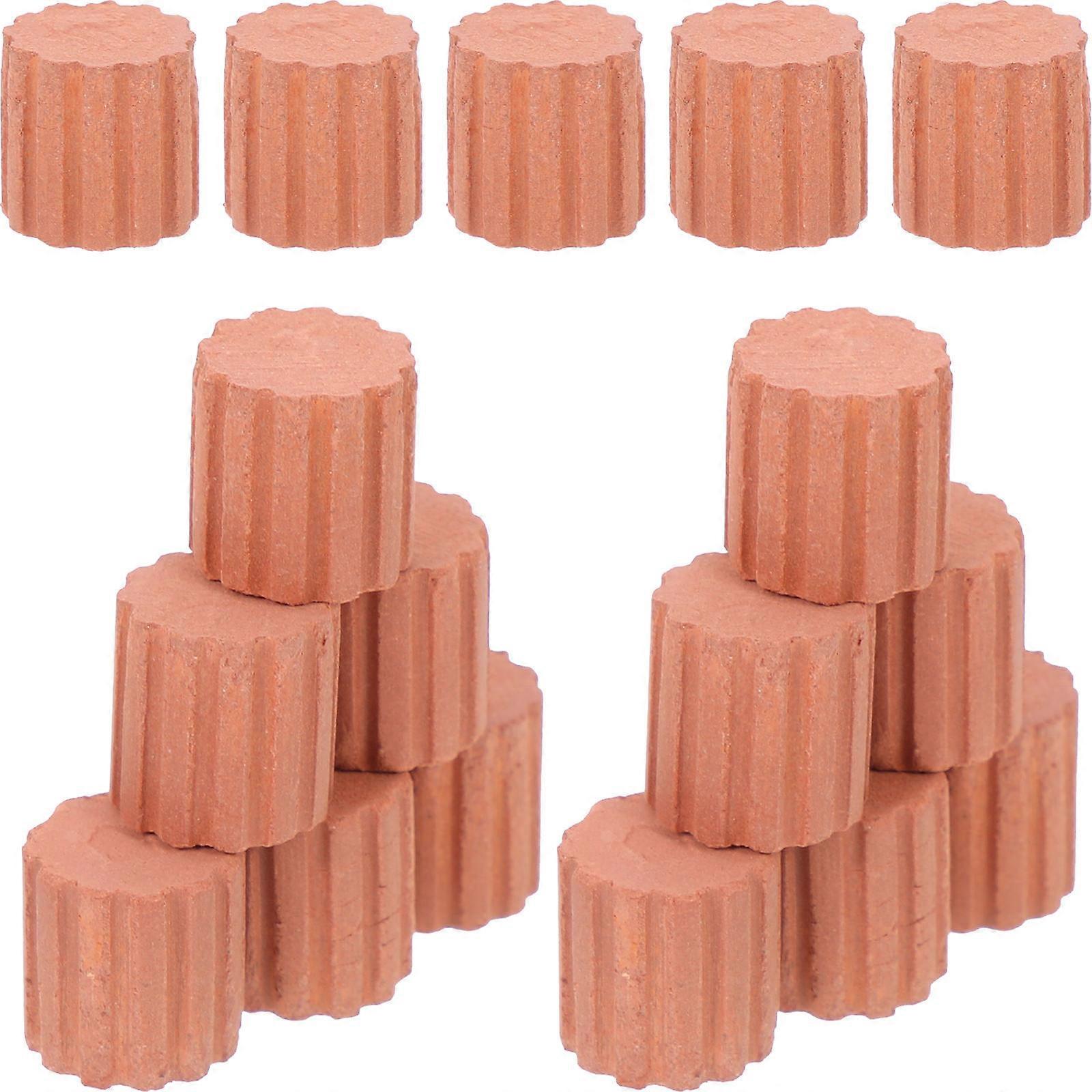 Clay Roman Column Model Accessories Miniature Bricks for Decor 20Pcs