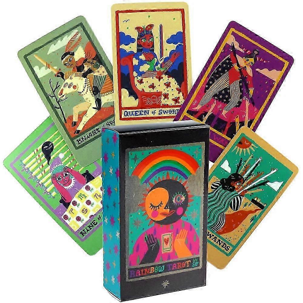 Rainbow Tarot Cards Deck English 26s