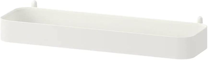 Pegboard Shelf, White Easy to Attack and Remove No Tools Needed