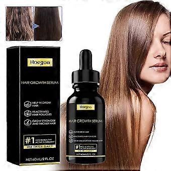 Haarwuchsserum für Männer und Frauen, Anti-Haarausfall-Behandlung für kräftigeres und längeres Haar (25–26 cm)