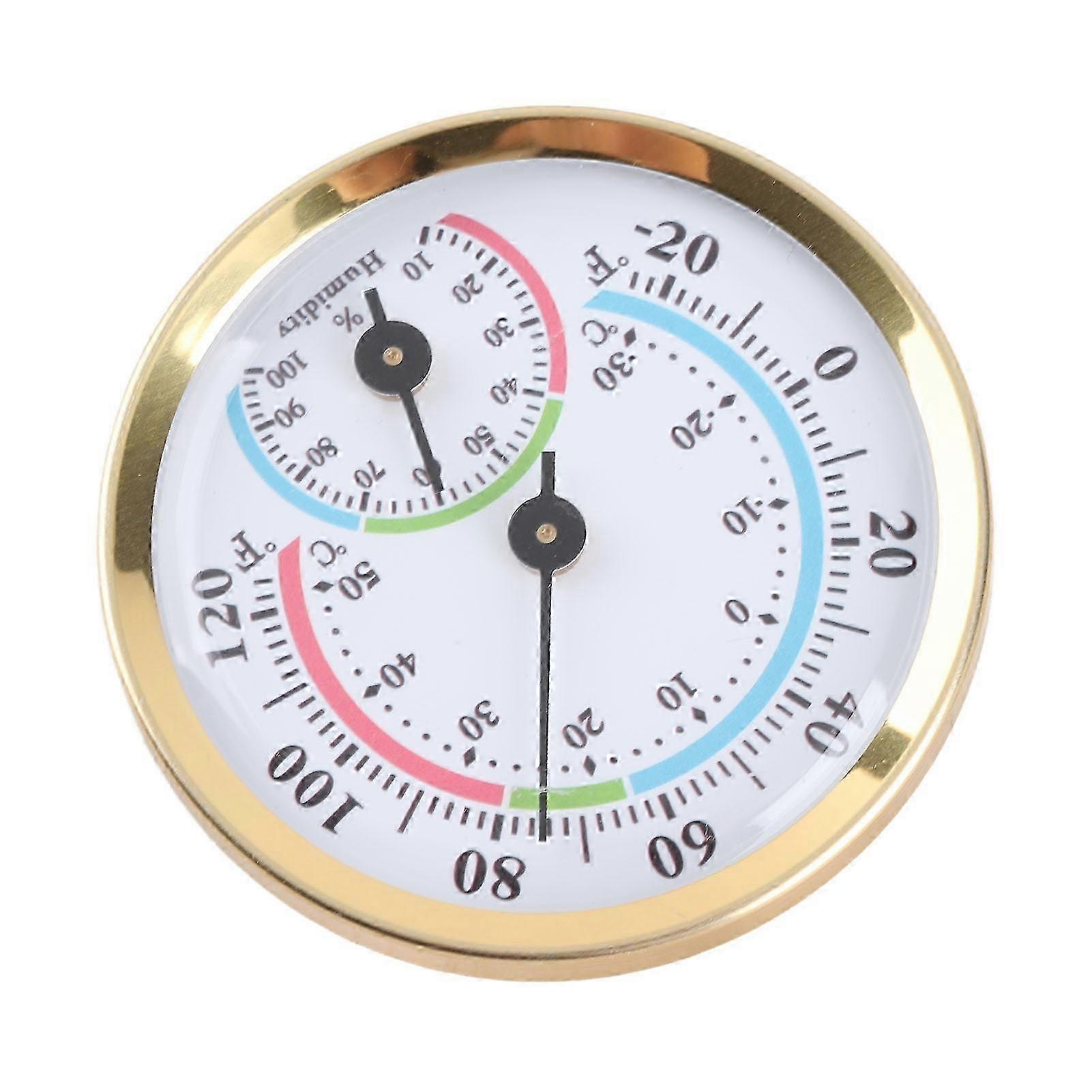 Mini Pointer Type Thermometer Hygrometer Indoor Temperature Humidity Meter Gauge 2025