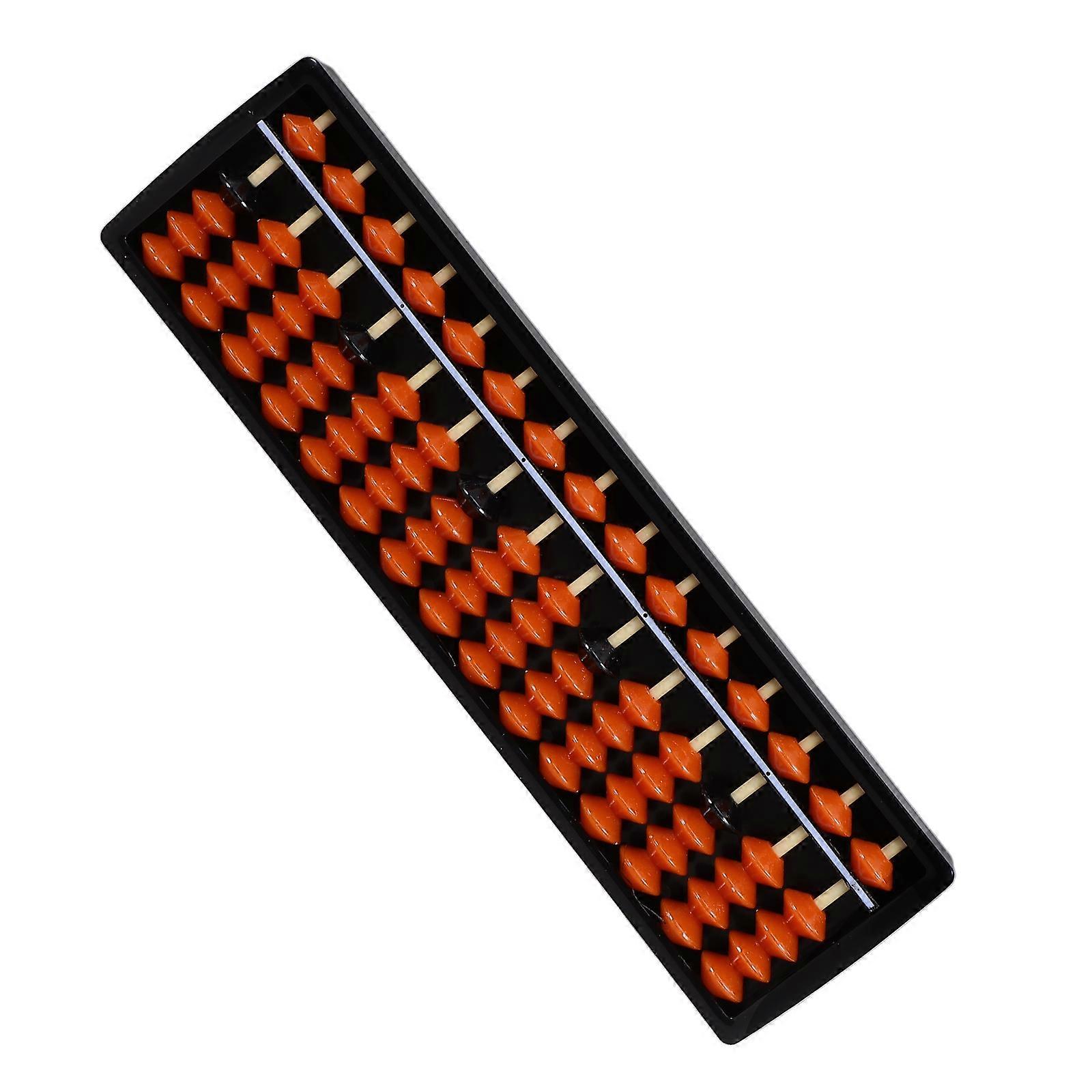 Plastic Abacus Calculator for Students 15 Column Arithmetic Tool