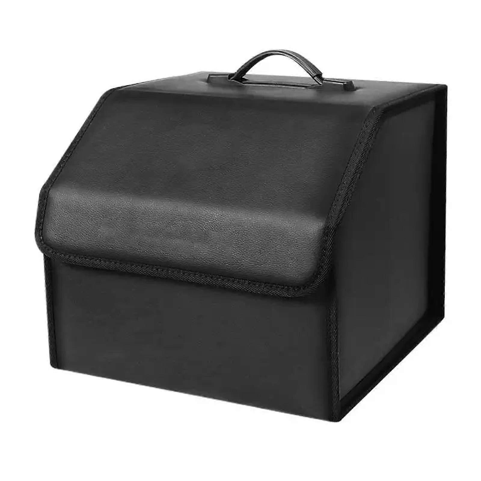 Waterproof Collapsible Car Trunk Organizer with Large Capacity and Secure Flap Closure