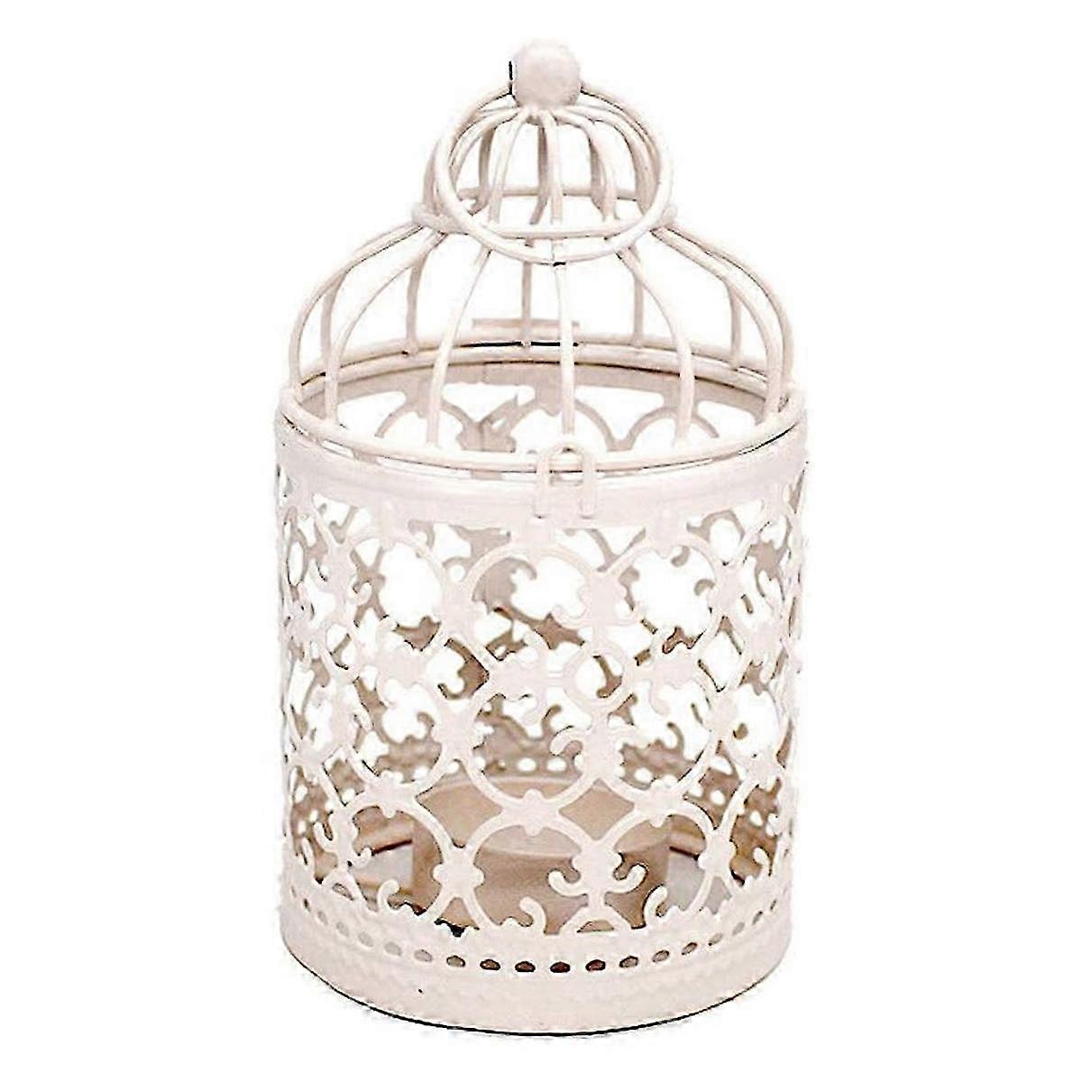 2026 Hollow Pattern Birdcage Candle Holder for Dining Table