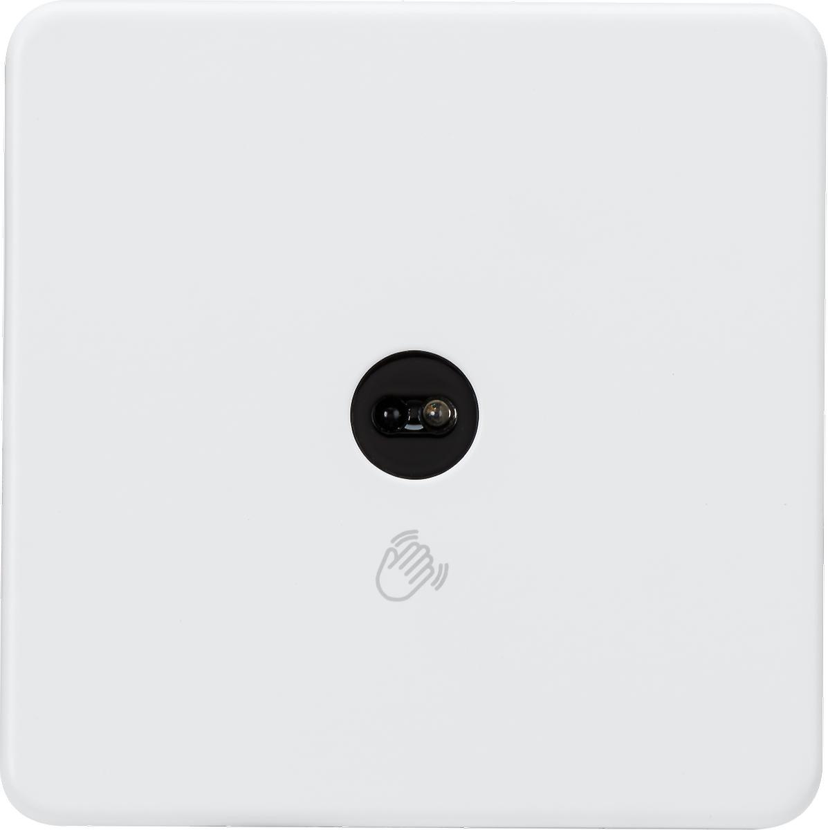 1G 1-way Touchless Switch - Matt White 230V IP20
