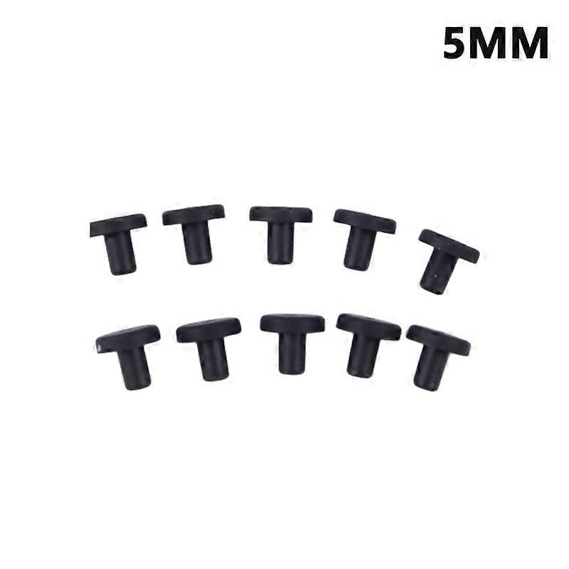 10Pcs Solid Rubber Hole Caps 3-12mm High Temperature Resistance Seal Hole Plugs