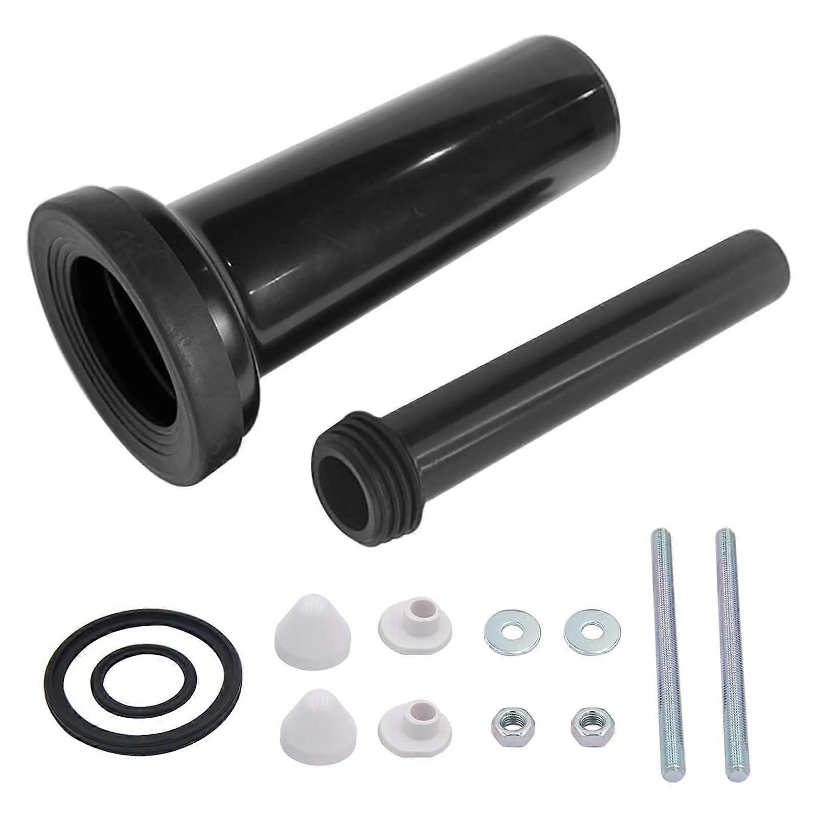 Wall Mounted Toilet Accessories Concealed Cistern Extended Flush Pipe Kit Leak Prevention
