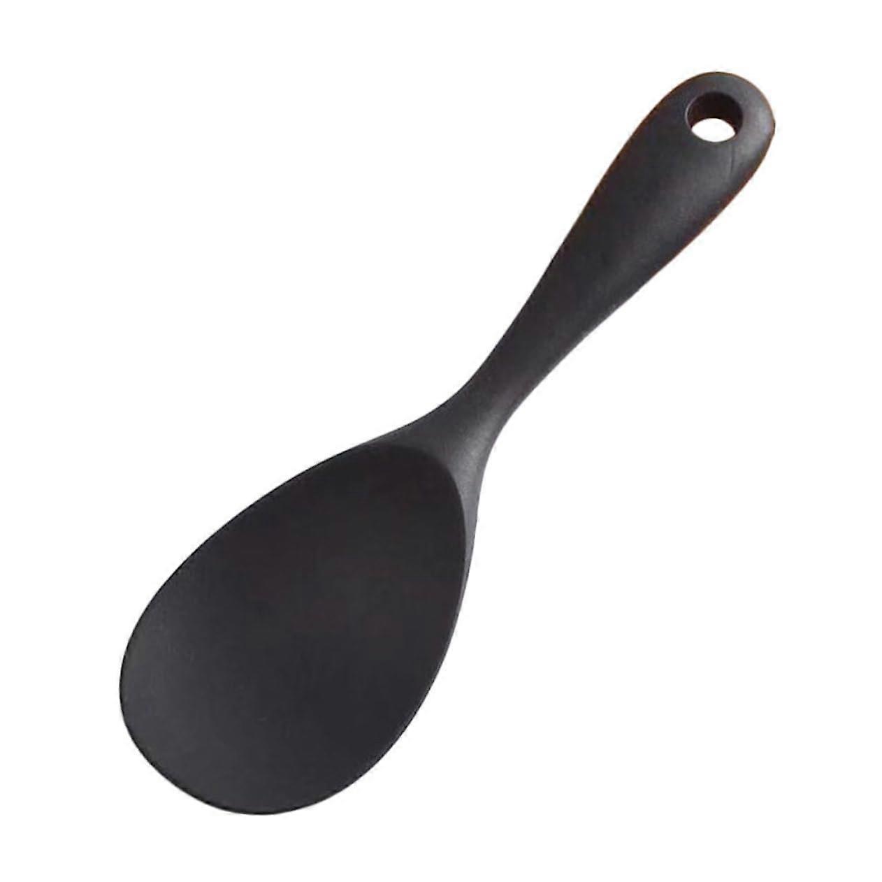Rice Spoon with Standable Design, NonStick Surface, Ergonomic Grip for Cooking and Serving
