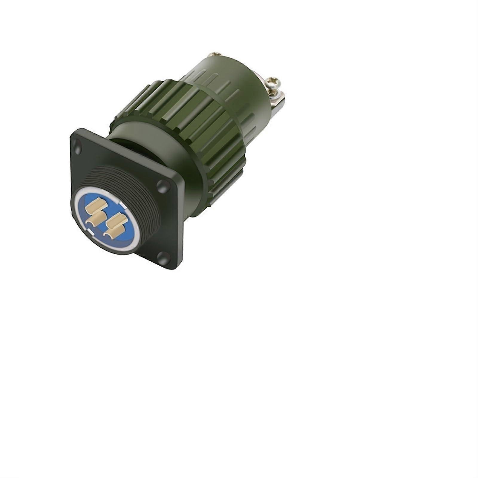 Y2MTK 4 Pin MilSpec Circular Connector, Rugged Waterproof Electrical Plug with Secure Lock