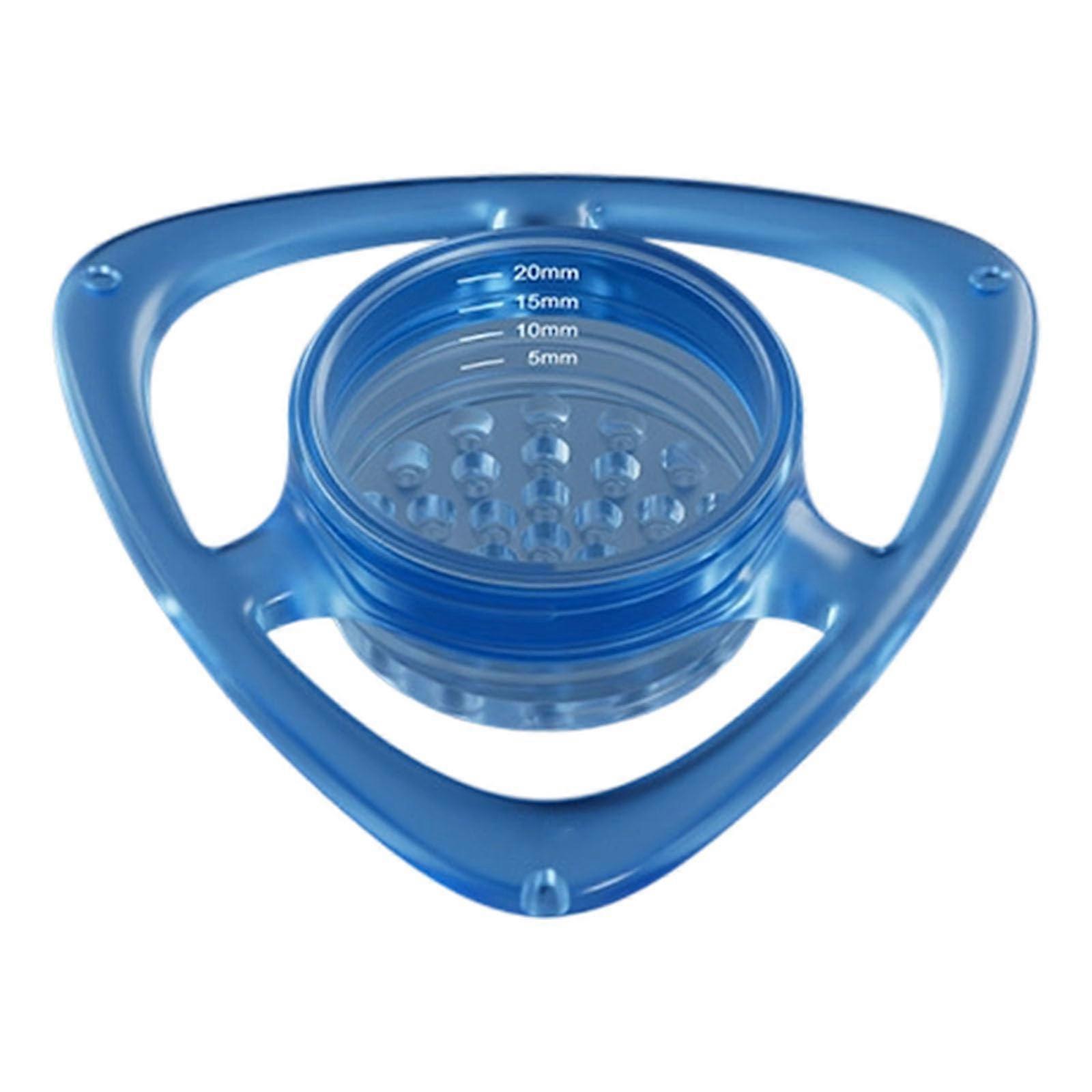 Adjustable Flow Pour Over Coffee Dripper with Staggered Hole Design for Balanced Extraction Blue