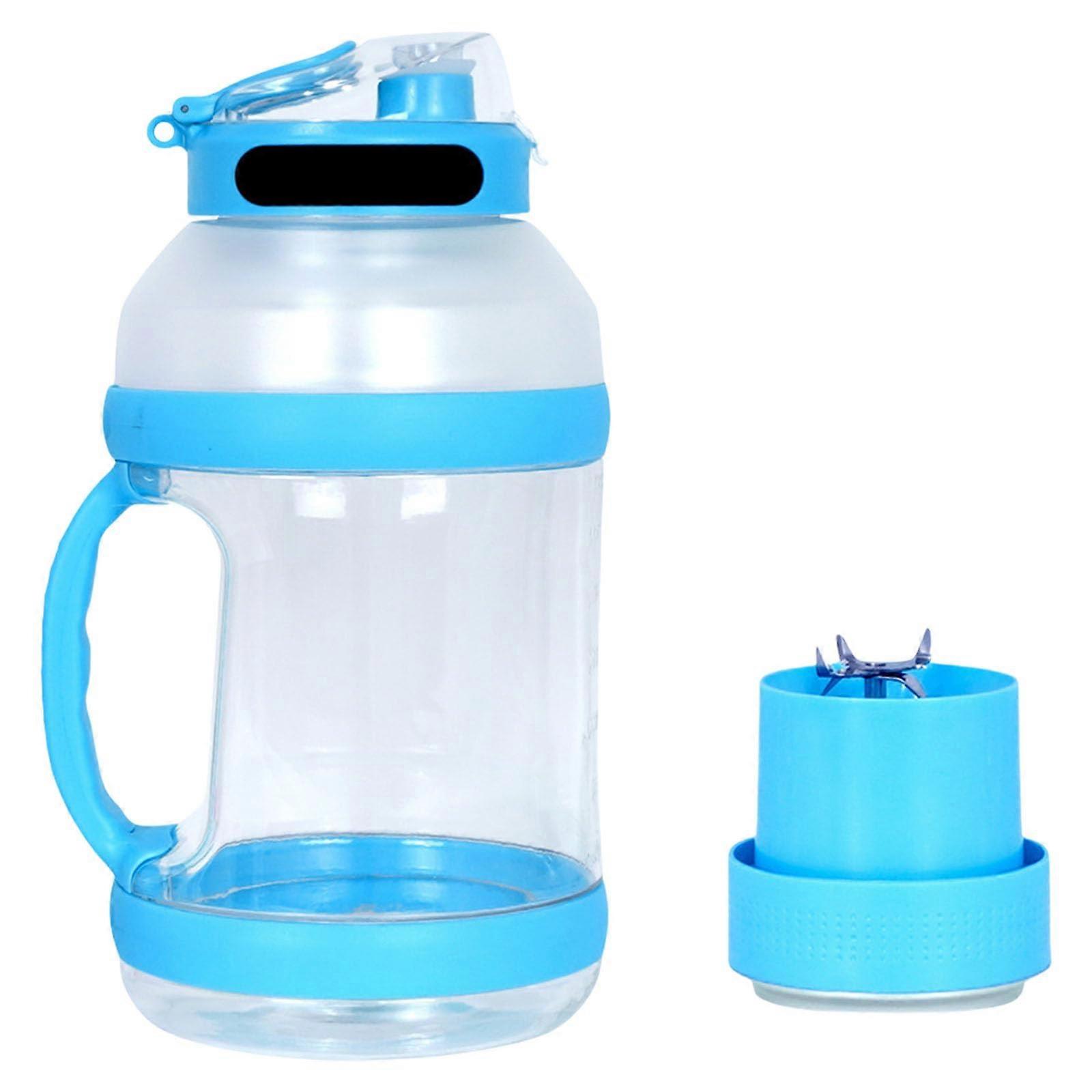 Portable Blender with Large 2000ml Capacity, USB Rechargeable Smoothie Maker, Digital Display Cup