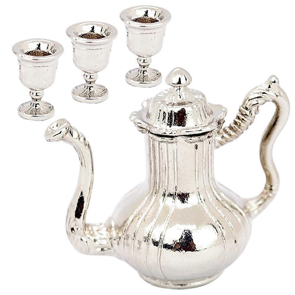 Mini Doll House Accessories Tea Kettle for Decoration 1Set