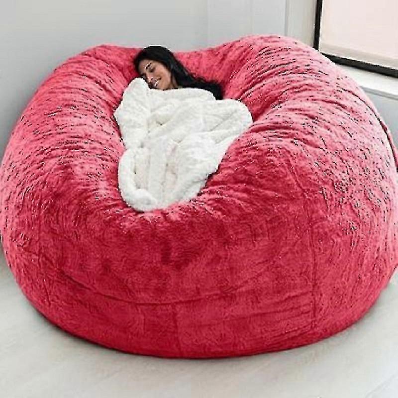 Lazy Sofa Bean Bag Artificial Fur Bean Bag(bean Bags Only)