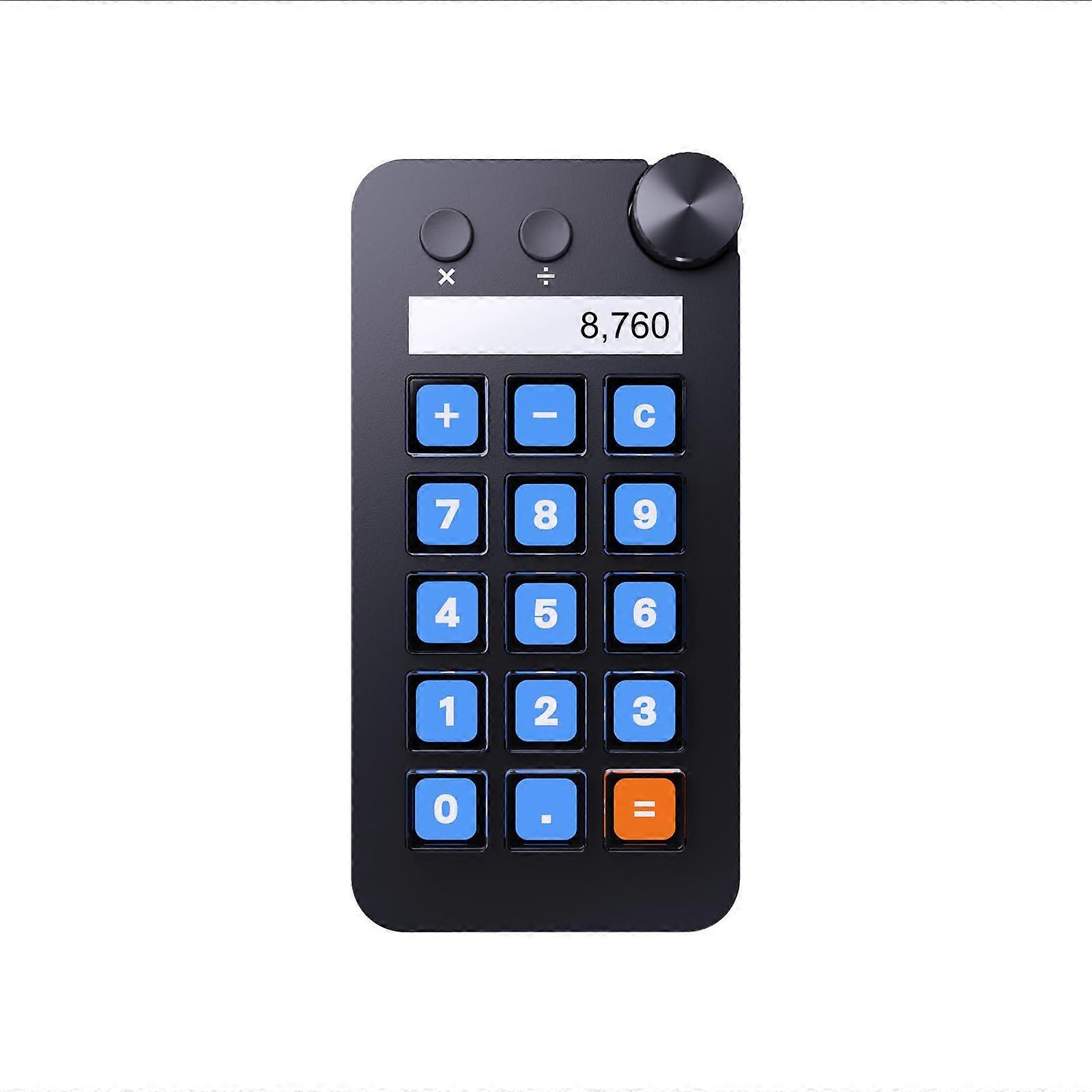 Programmable Keypad with  LCD Keys for Live Streaming and Gaming, PC Black