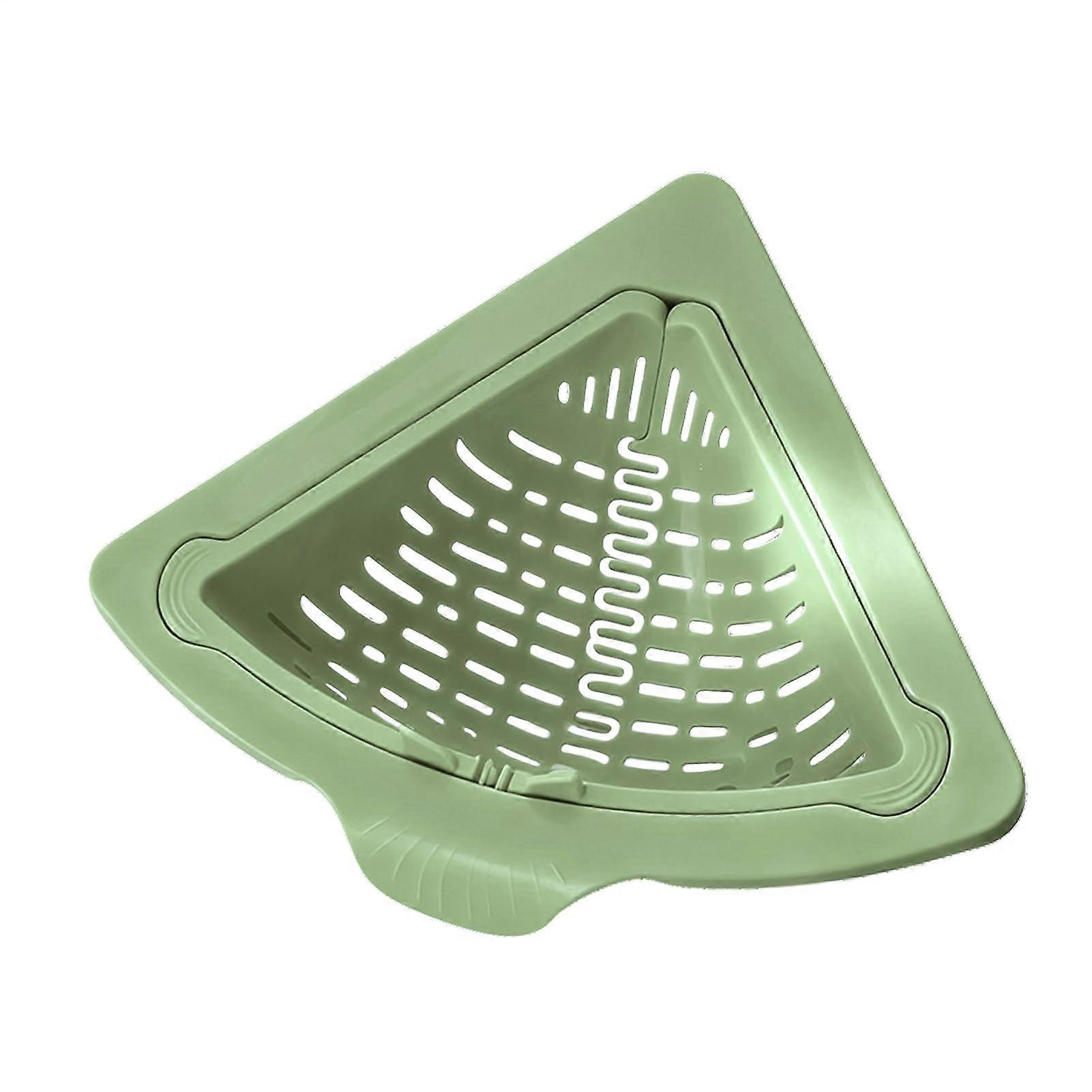 Magnetic Silicone Kitchen Sink Strainer Basket with Foldable Quick Drain Design for Corner Use