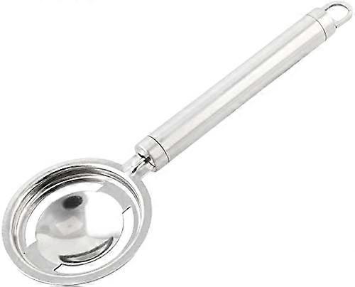 Stainless Steel Egg Separator Tool for Quick Egg Yolk Separation and Easy Cleaning Silver