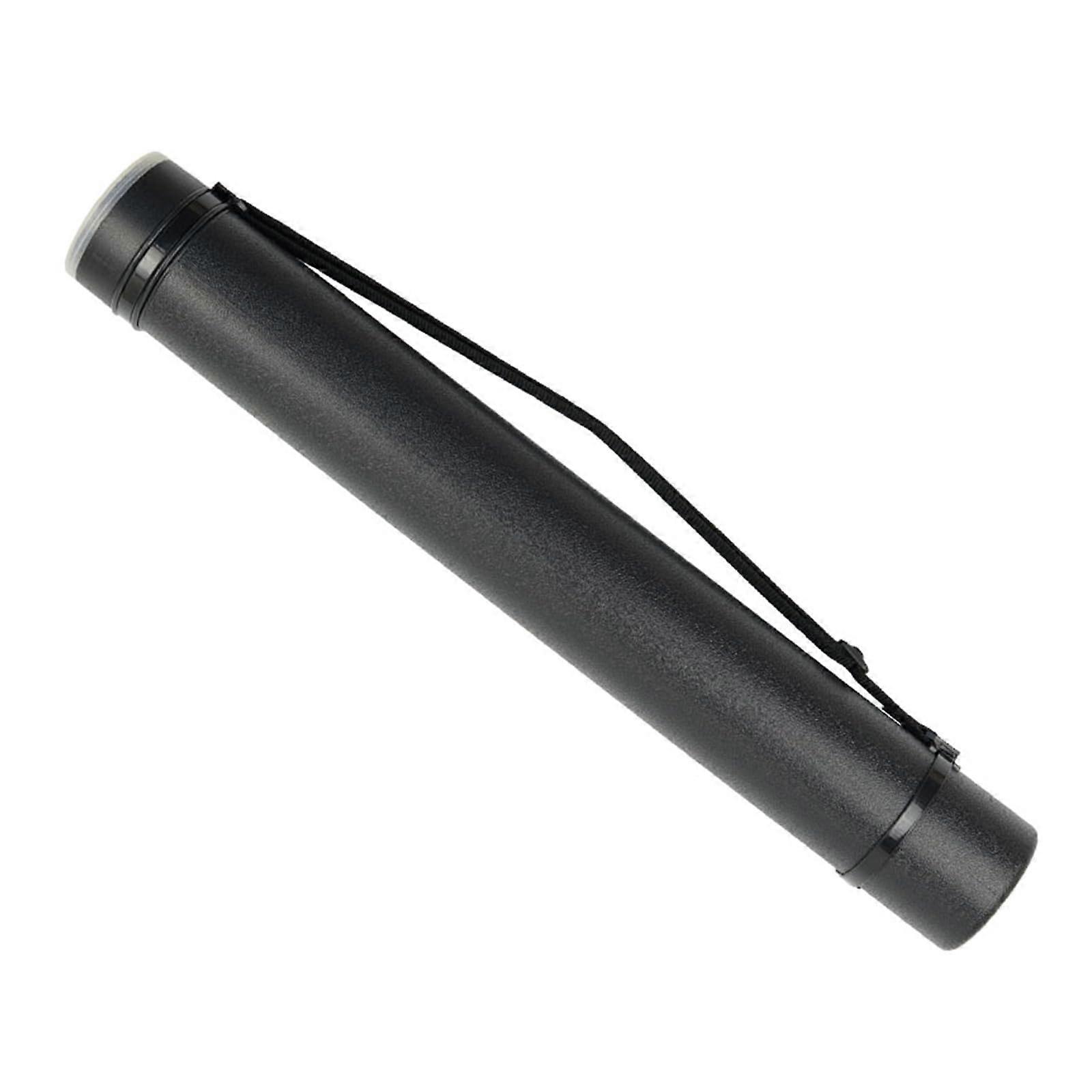 Poster Tube with Shoulder Strap, Adjustable Telescoping Length, Secure Closure, Art Poster Storage